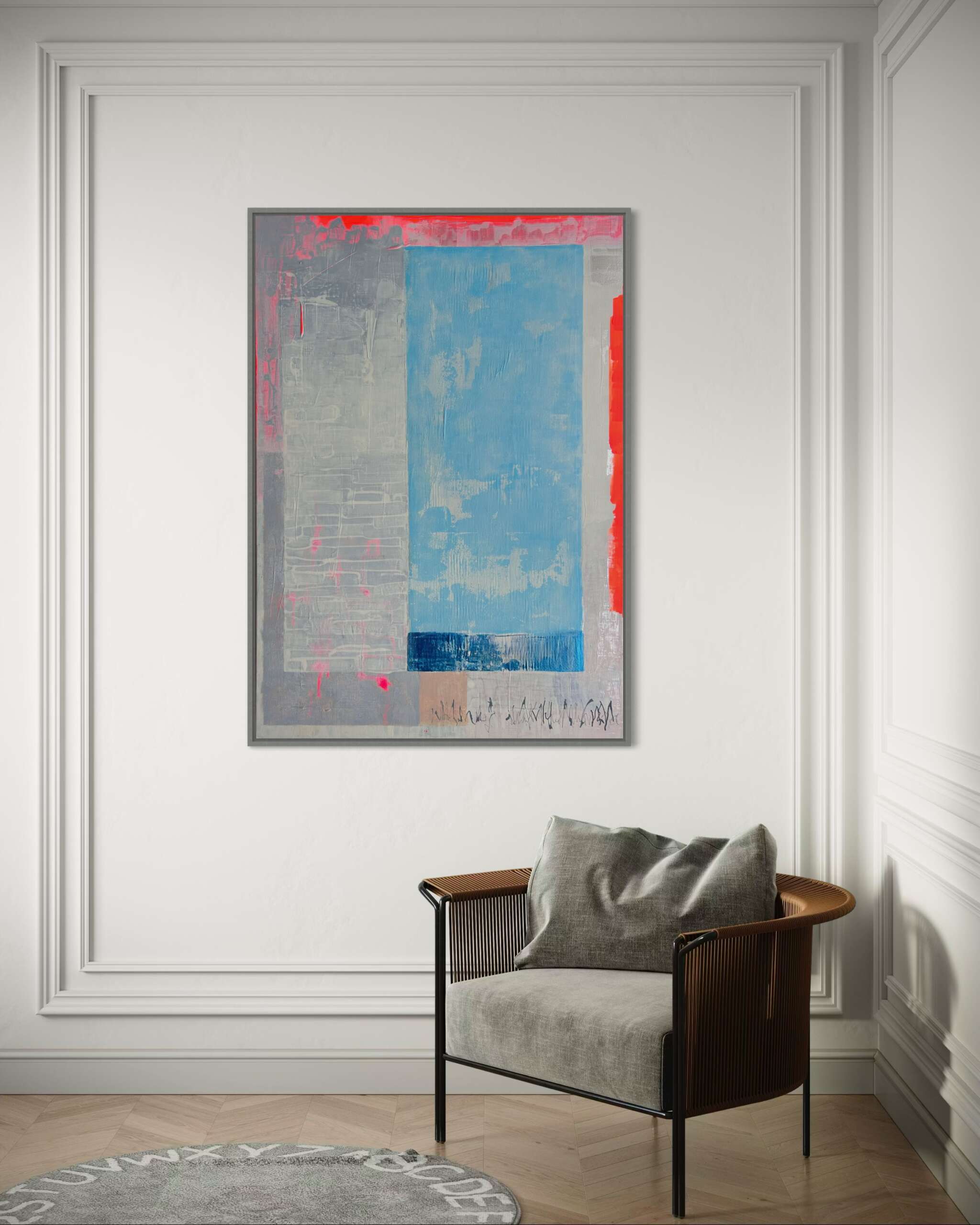 Durchsetzen, im Raum, Kunstwerk von Kristin Gezorreck