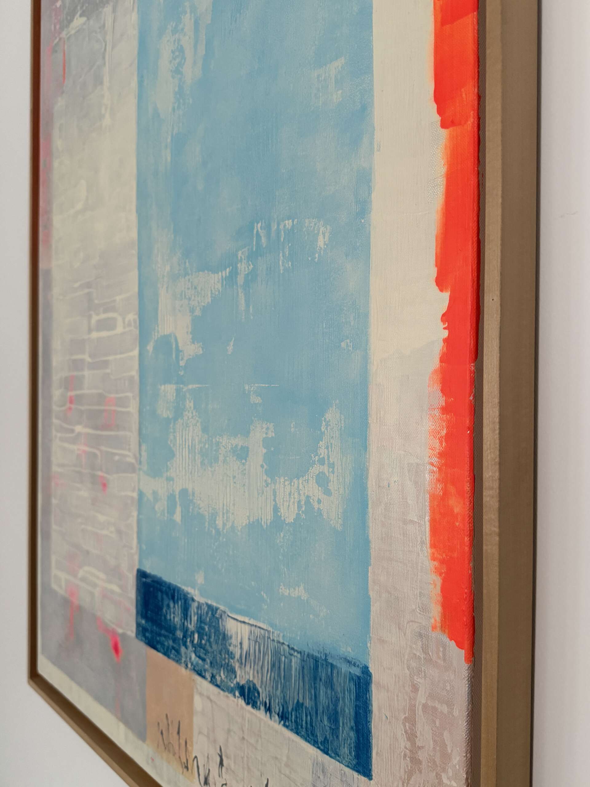 Durchsetzen, Seitenansicht, Kunstwerk von Kristin Gezorreck