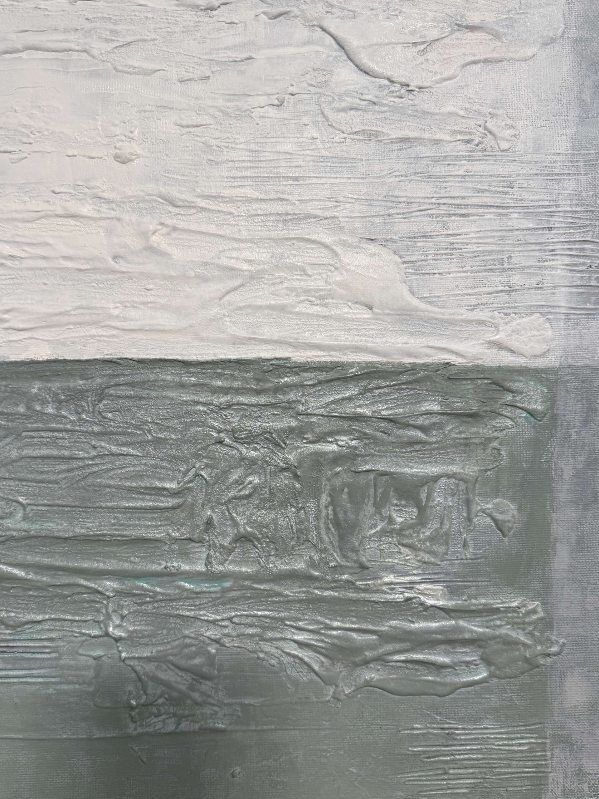 Fossilien, Detailansicht, Kunstwerk von Kristin Gezorreck