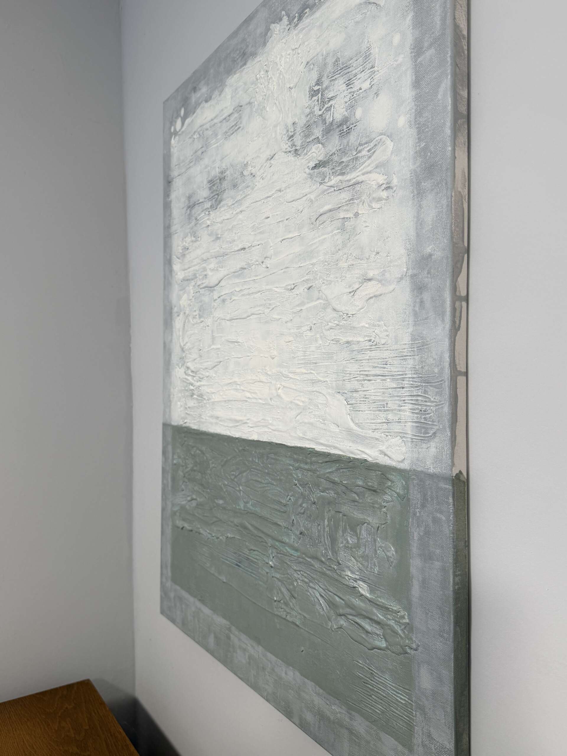 Fossilien, Seitenansicht, Kunstwerk von Kristin Gezorreck