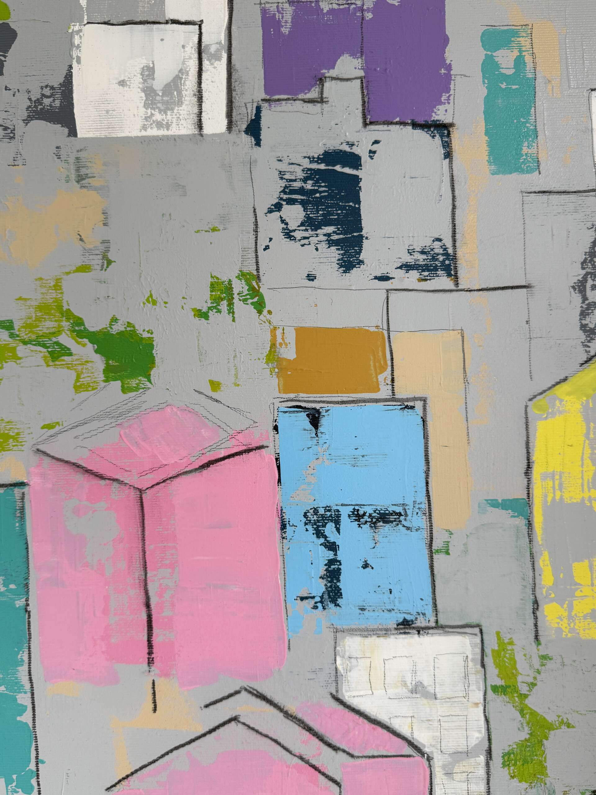 Lissabon, Detailansicht, Kunstwerk von Kristin Gezorreck