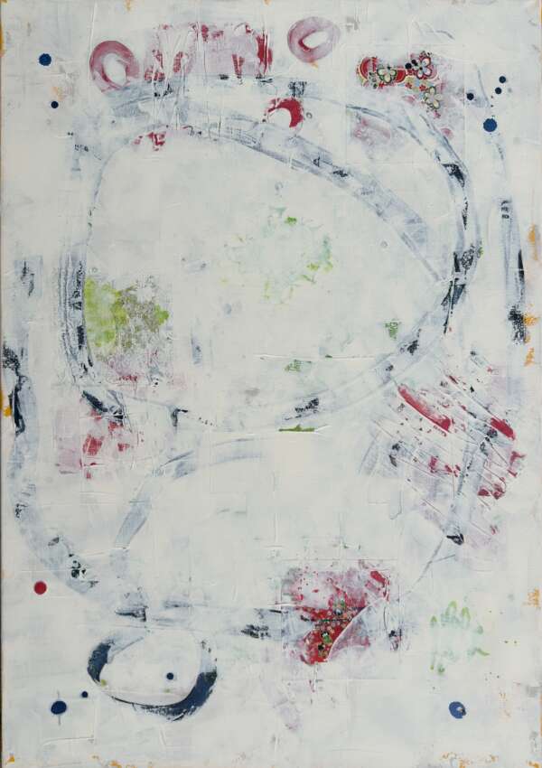 Spuren, Frontalansicht, Kunstwerk von Kristin Gezorreck
