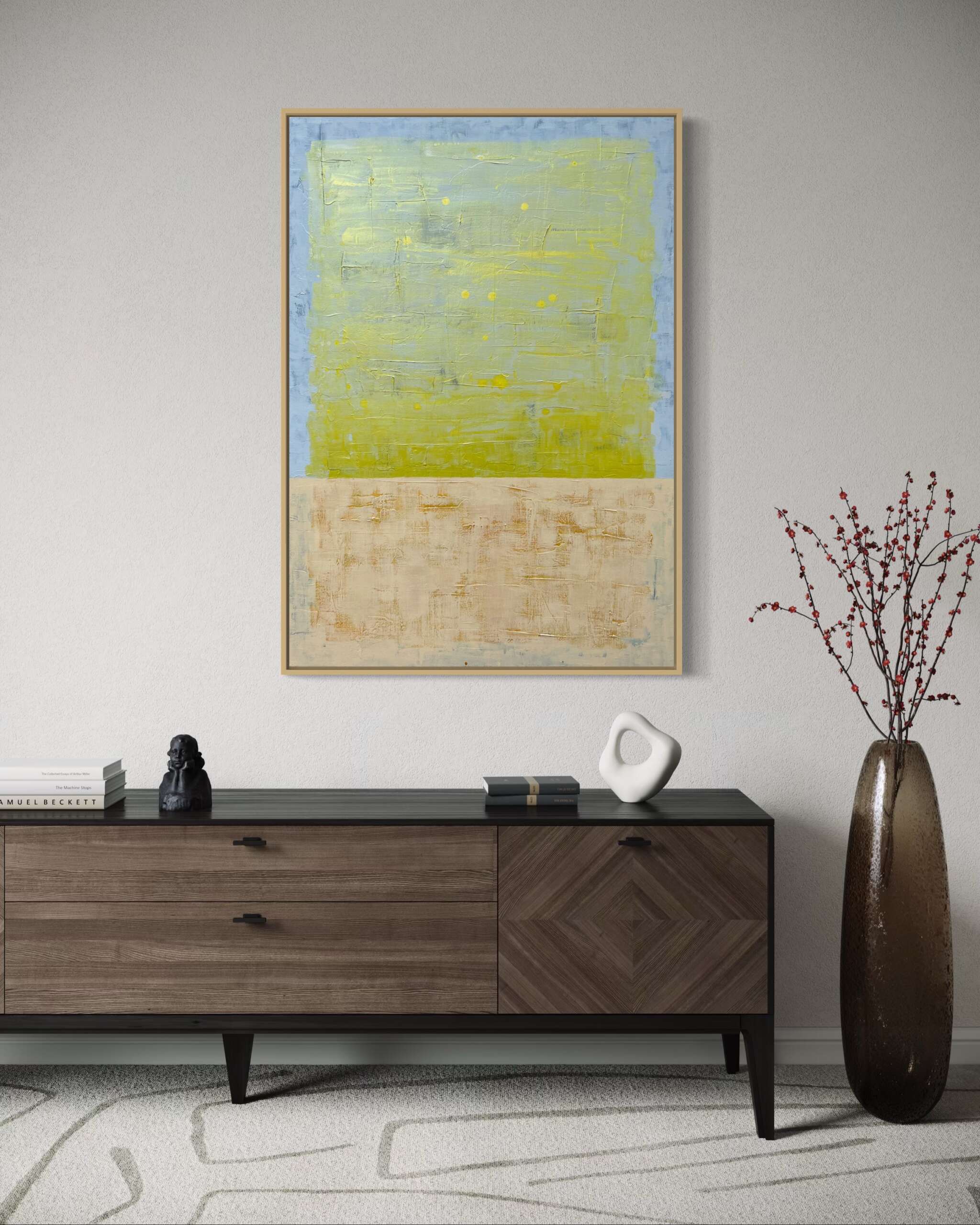 Stille, im Raum, Kunstwerk von Kristin Gezorreck