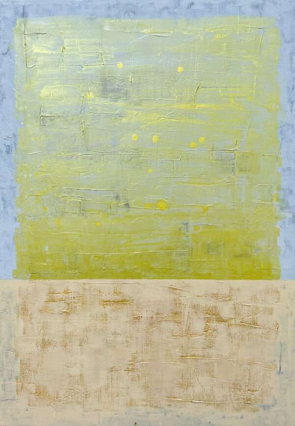 Stille, Frontalansicht, Kunstwerk von Kristin Gezorreck
