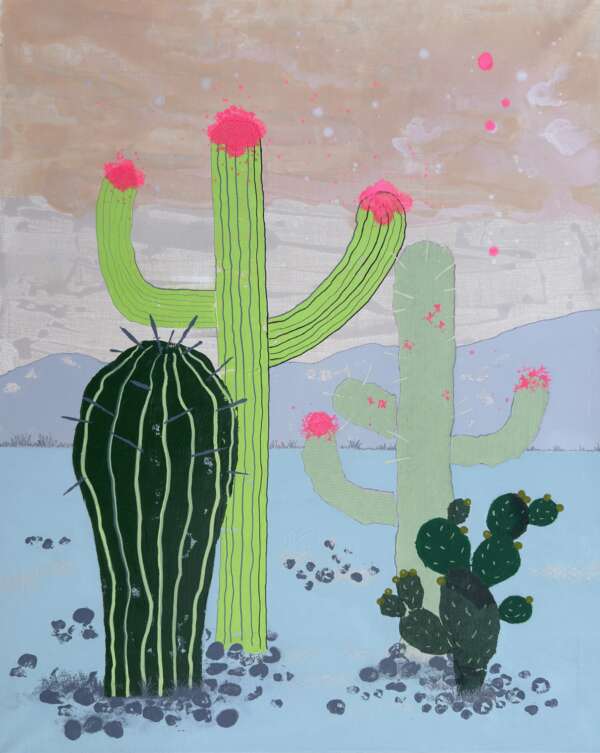 Überlebenskünstler, Frontalansicht, Kunstwerk von Kristin Gezorreck