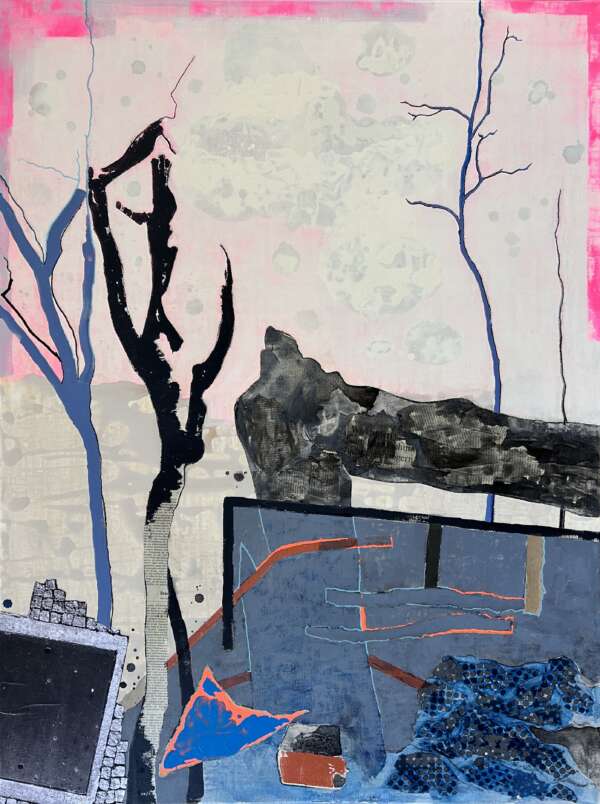 Verbrannt, Frontalansicht, Kunstwerk von Kristin Gezorreck